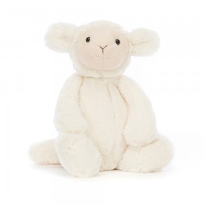 Peluche Jellycat Bashful Lamb,31cm x 12cm x 9cm Branco | Portugal TZBUR-4791