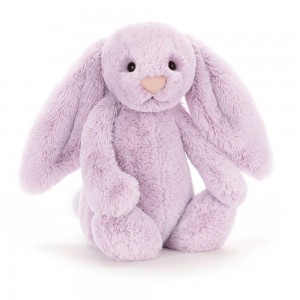 Peluche Jellycat Bashful Lilac Coelhinha,31cm x 12cm x 9cm Roxo | Portugal JTNIF-7023