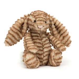 Peluche Jellycat Bashful Luxe Coelhinha Juniper,31cm x 12cm x 9cm Marrom | Portugal ONRMK-0348