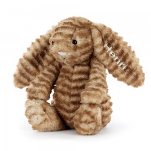 Peluche Jellycat Bashful Luxe Coelhinha Juniper,31cm x 12cm x 9cm Marrom | Portugal AXQTH-8045