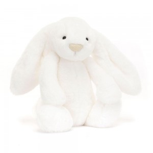 Peluche Jellycat Bashful Luxe Coelhinha Luna,31cm x 12cm x 9cm Branco | Portugal HYACI-9604