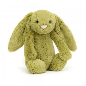 Peluche Jellycat Bashful Moss Coelhinha,31cm x 12cm x 9cm Verdes | Portugal YPIQE-0427