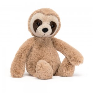 Peluche Jellycat Bashful Sloth,31cm x 12cm x 9cm Bege | Portugal VRYAD-2483