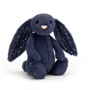 Peluche Jellycat Bashful Stardust Coelhinha,31cm x 12cm x 9cm Azuis | Portugal WGABL-7182