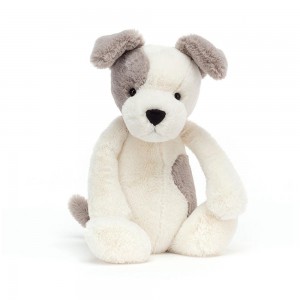 Peluche Jellycat Bashful Terrier,12.2in x 4.7in x 3.5in Branco | Portugal XYWEV-4156