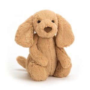 Peluche Jellycat Bashful Toffee Puppy,12.2in x 4.7in x 3.5in Marrom | Portugal LXFRI-3672