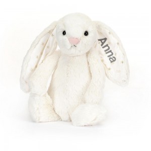 Peluche Jellycat Bashful Twinkle Coelhinha Medium,31cm x 12cm x 9cm Branco | Portugal XHCQS-0827