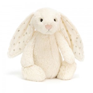 Peluche Jellycat Bashful Twinkle Coelhinha,31cm x 12cm x 9cm Branco | Portugal WXQBJ-1953