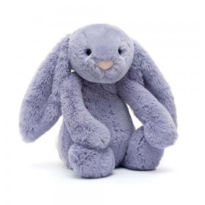 Peluche Jellycat Bashful Viola Coelhinha,31cm x 12cm x 9cm Roxo | Portugal OHBLC-2130