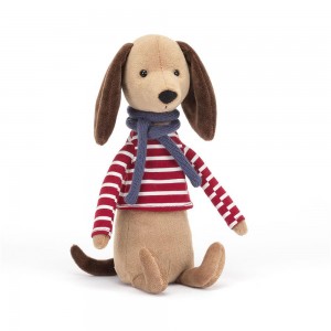 Peluche Jellycat Beatnik Buddy Sausage Dog,11.8in x 2.8in x 2in Marrom | Portugal FRUVP-9457