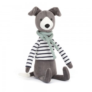 Peluche Jellycat Beatnik Buddy Whippet,11.8in x 2.8in x 2in Cinzentas | Portugal ABCMP-2874