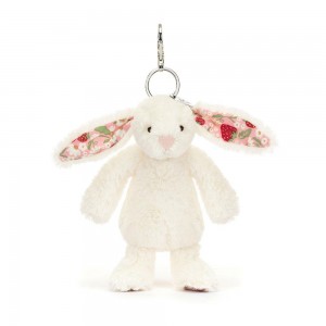Peluche Jellycat Blossom Cream Coelhinha 'Berry',18cm x 5cm x 4cm Branco | Portugal NYKIU-5249