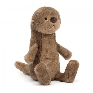 Peluche Jellycat Brooke Otter,33cm x 10cm x 20cm Marrom | Portugal CKXWD-3678