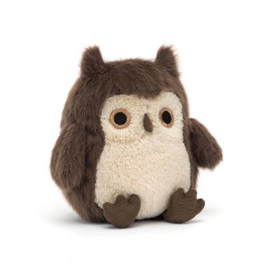 Peluche Jellycat Brown Owling,11cm x 7cm x 6cm Marrom | Portugal WBLPZ-1406