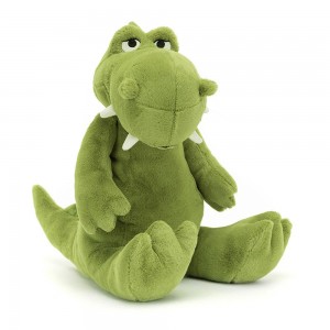 Peluche Jellycat Bryno Dino,12.2in x 5.9in x 6.3in Verdes | Portugal TESGV-5287