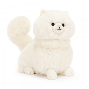 Peluche Jellycat Carissa Persian Cat,9.8in x 5.9in x 9.8in Branco | Portugal XVTPC-2416