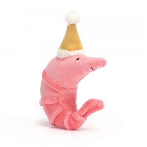 Peluche Jellycat Celebration Crustacean Shrimp,14cm x 4cm x 11cm Rosa | Portugal YHZWV-4173