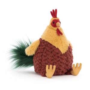 Peluche Jellycat Cluny Cockerel,26cm x 12cm x 15cm Marrom | Portugal ZITXA-1376