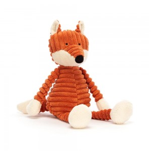 Peluche Jellycat Cordy Roy Baby Fox,25cm x 18cm x 8cm Laranja | Portugal NFLOB-0158
