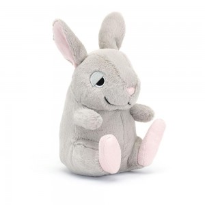Peluche Jellycat Cuddlebud Bernard Coelhinha,16cm x 10cm x 8cm Cinzentas | Portugal UZXIY-9750