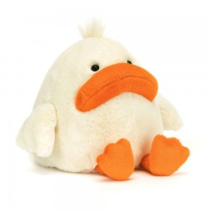 Peluche Jellycat Delia Duck,23cm x 14cm x 16cm Branco | Portugal UGXMC-3618