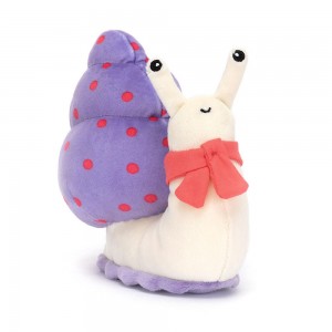 Peluche Jellycat Escarfgot,15cm x 8cm x 12cm Roxo | Portugal YNEZA-5879