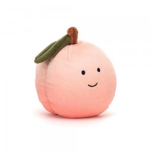Peluche Jellycat Fabulous Fruit Peach,9cm x 8cm x 8cm Rosa | Portugal XZWVG-5478