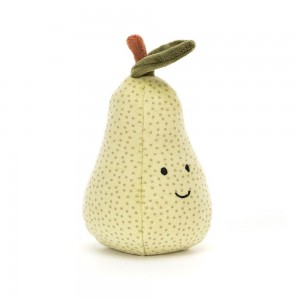 Peluche Jellycat Fabulous Fruit Pear,11cm x 7cm x 7cm Verdes | Portugal QEYUR-5287