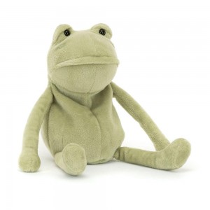 Peluche Jellycat Fergus Frog,18cm x 7cm x 7cm Verdes | Portugal TYDWL-2495
