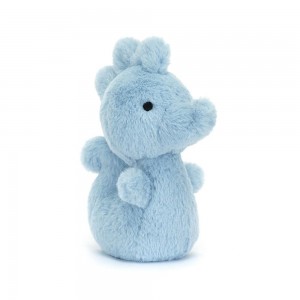 Peluche Jellycat Fluffy Seahorse,12cm x 4cm x 6cm Azuis | Portugal NADXG-2801