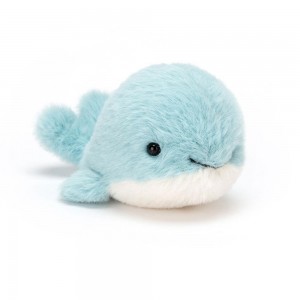 Peluche Jellycat Fluffy Whale,7cm x 5cm x 10cm Azuis | Portugal RVXGF-2905