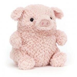 Peluche Jellycat Flumpie Pig,20cm x 15cm x 11cm Rosa | Portugal LNKCD-7834