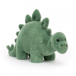 Peluche Jellycat Fossilly Stegosaurus,7.1in x 5.1in x 12.6in Verdes | Portugal TQMXU-3412