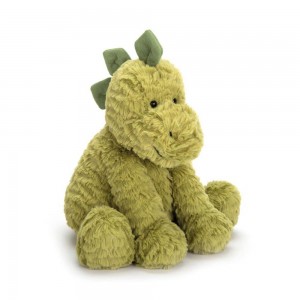 Peluche Jellycat Fuddlewuddle Dino,9.1in x 5.1in x 3.5in Verdes | Portugal IWOAQ-8019