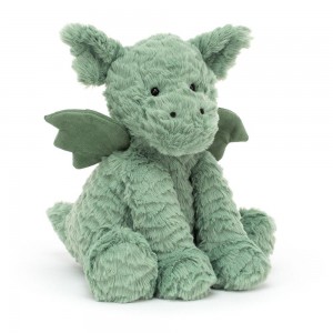Peluche Jellycat Fuddlewuddle Dragon,9.1in x 5.1in x 3.5in Verdes | Portugal PQWUF-4972