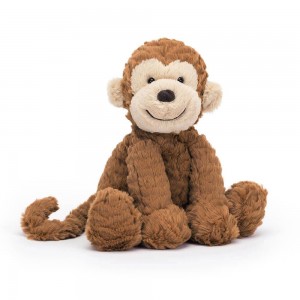 Peluche Jellycat Fuddlewuddle Monkey,23cm x 13cm x 9cm Marrom | Portugal BRTYO-2589