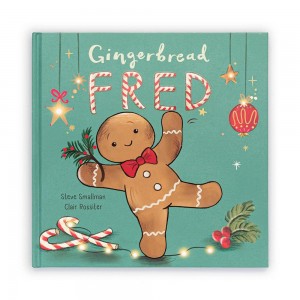 Peluche Jellycat Gingerbread FBook,25cm x 25cm x 1cm Marrom | Portugal HVJZM-6392