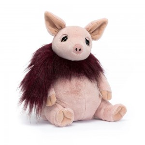 Peluche Jellycat Glamorama Pig,32cm x 17cm x 16cm Rosa | Portugal MDGFQ-1469