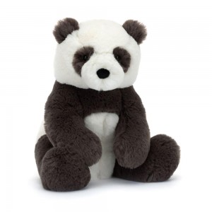 Peluche Jellycat Harry Panda Cub,28cm x 14cm x 11cm Pretas | Portugal ILQKA-5704