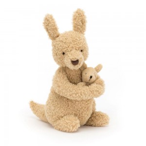 Peluche Jellycat Huddles Kangaroo,26cm x 14cm x 12cm Amarelas | Portugal DTLAZ-5120