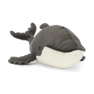 Peluche Jellycat Humphrey the Humpback Whale,24cm x 20cm x 60cm Pretas | Portugal RLMKA-8412