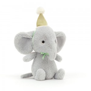 Peluche Jellycat Jollipop Elephant,22cm x 9cm x 8cm Cinzentas | Portugal PIZJM-5328