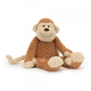 Peluche Jellycat Junglie Monkey,45cm x 17cm x 13cm Laranja | Portugal BKVJM-4736