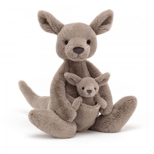 Peluche Jellycat Kara Kangaroo,36cm x 13cm x 32cm Marrom | Portugal HAZRW-1753