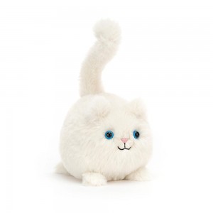 Peluche Jellycat Kitten Caboodle,3.9in x 3.5in x 4.3in Pretas | Portugal RKFJH-4803
