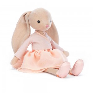 Peluche Jellycat Lila Ballerina Coelhinha,35cm x 8cm x 7cm Bege | Portugal TEFQV-8034