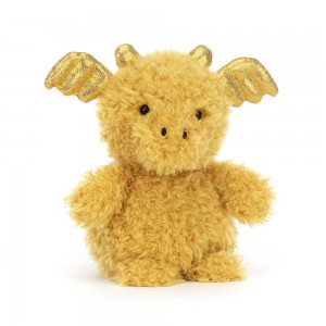 Peluche Jellycat Little Dragon,18cm x 10cm x 8cm Amarelas | Portugal TWMVP-3978