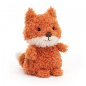 Peluche Jellycat Little Fox,18cm x 10cm x 8cm Laranja | Portugal MBAWZ-3468