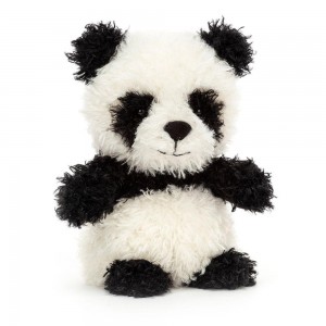 Peluche Jellycat Little Panda,18cm x 10cm x 8cm Branco | Portugal PIQJF-6459