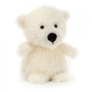 Peluche Jellycat Little Polar Bear,18cm x 10cm x 8cm Branco | Portugal NWMOT-6957
